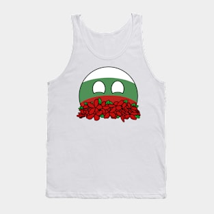 countryballs bulgaria play flowers Tank Top